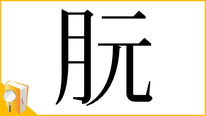 漢字「朊」