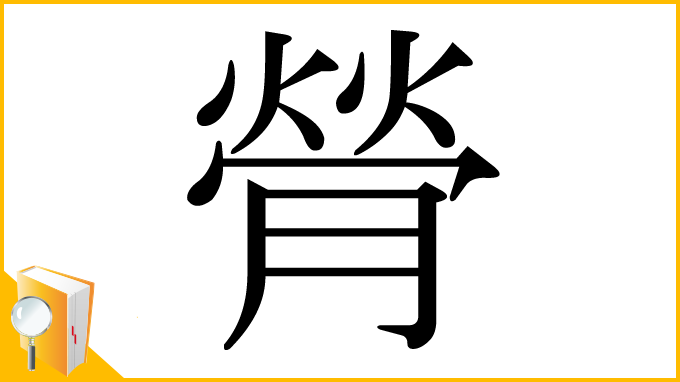 漢字「膋」