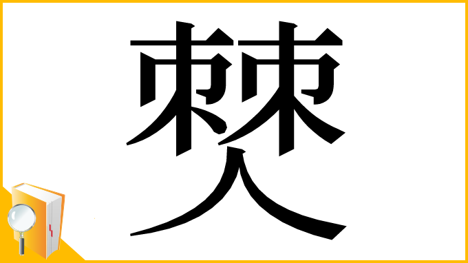 漢字「僰」