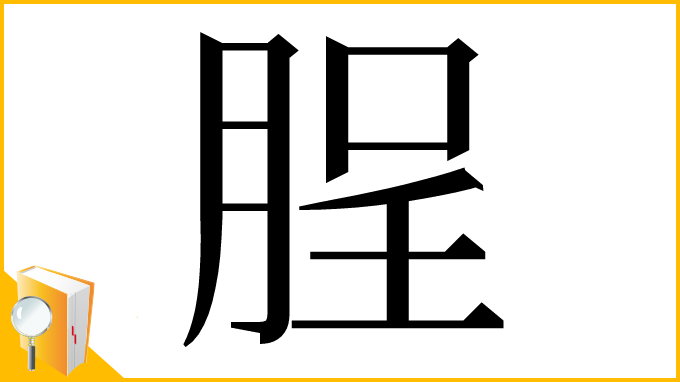 漢字「脭」