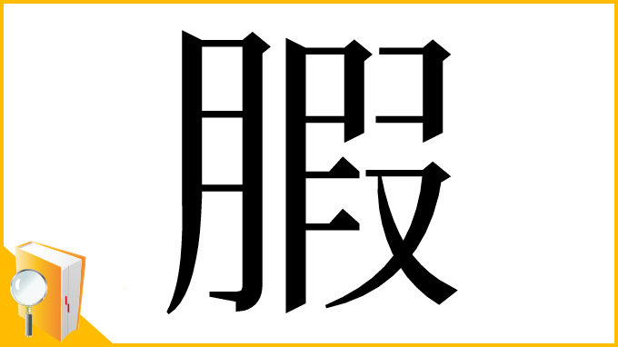漢字「腵」
