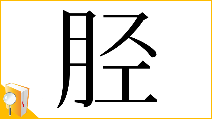 漢字「胫」