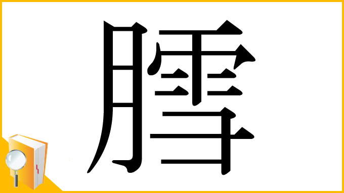 漢字「膤」