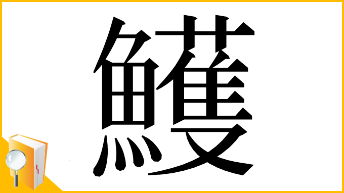漢字「鱯」