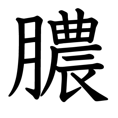 漢字「膿」について