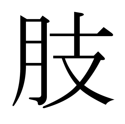 肢の明朝体