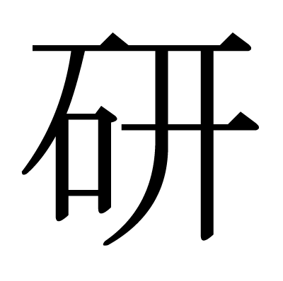 研の明朝体