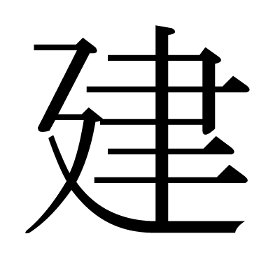 建の明朝体
