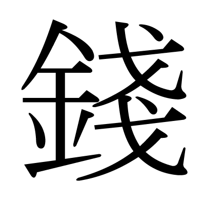 錢の明朝体
