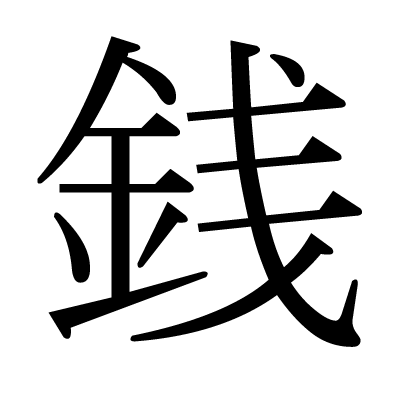 銭の明朝体