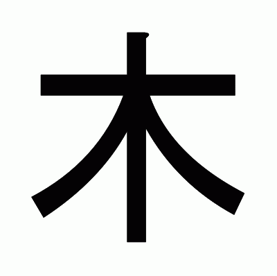 木のゴシック体