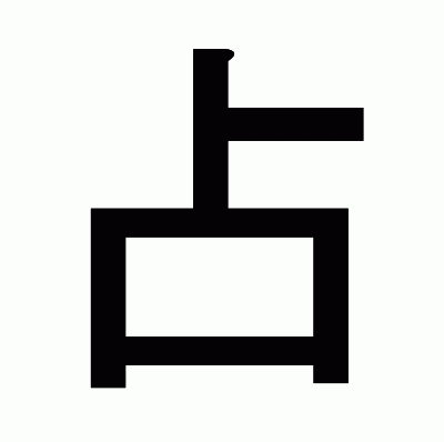 占のゴシック体