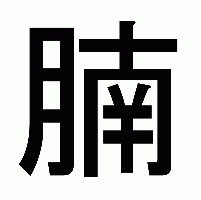 腩のゴシック体