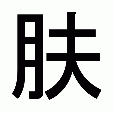 肤のゴシック体