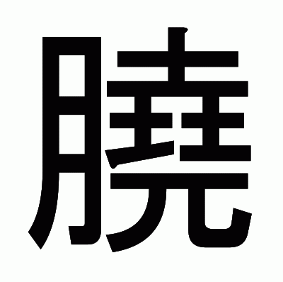膮のゴシック体