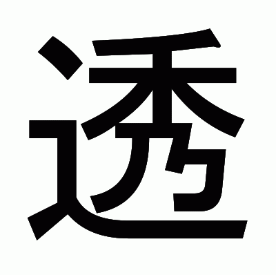 透 似 た 漢字