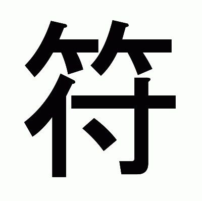 符のゴシック体