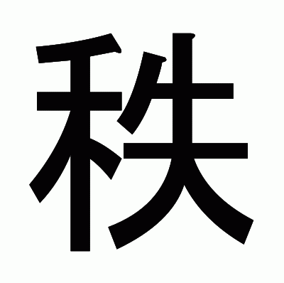 秩のゴシック体