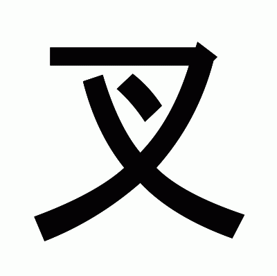 叉のゴシック体