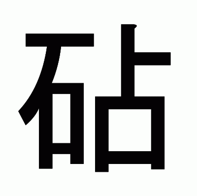 砧のゴシック体