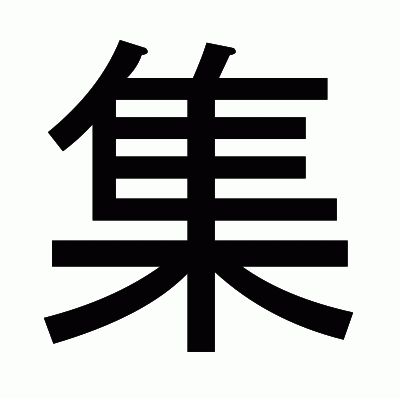 集のゴシック体
