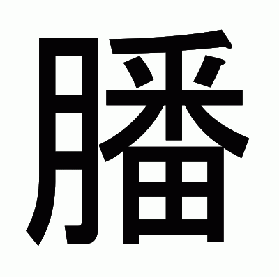 膰のゴシック体