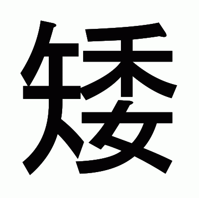 矮のゴシック体