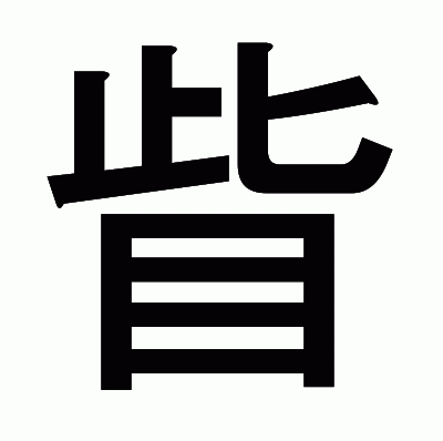 眥のゴシック体