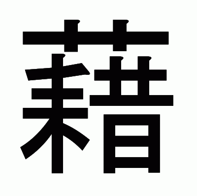 藉のゴシック体