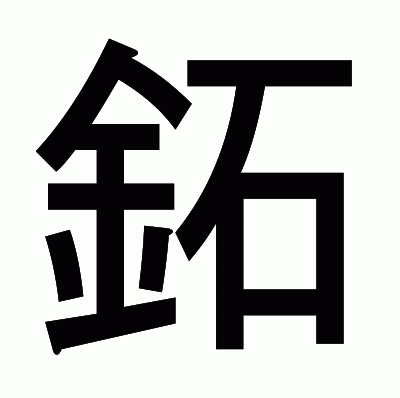 鉐のゴシック体