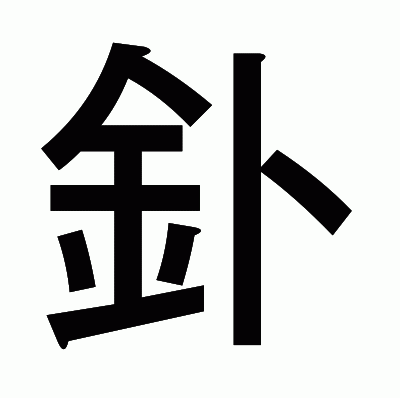釙のゴシック体