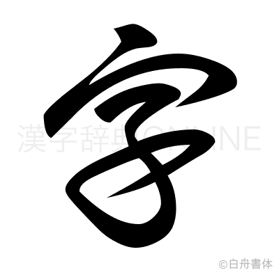 字の草書体